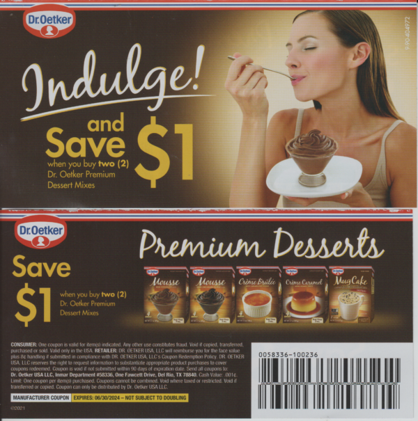 Dr Oetker Dessert Mixes (2)