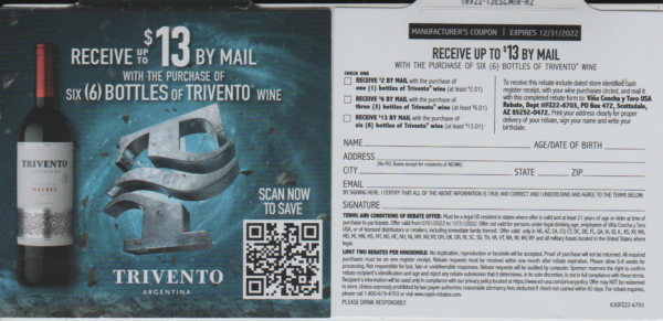 Trivento 1/31/23 2 per HH Scottsdale AZ
