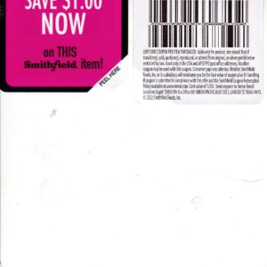 Smithfield Meat any (1) 2/1/26