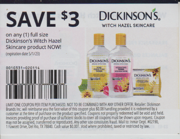 Dickinson’s Witch Hazel any (1)