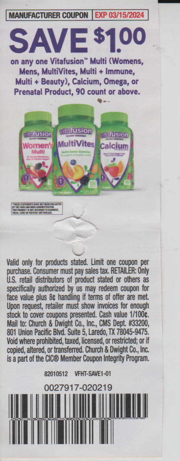 Vitafusion Vitamins (1)