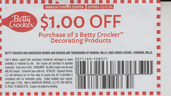 Betty Crocker Decorating any (2)
