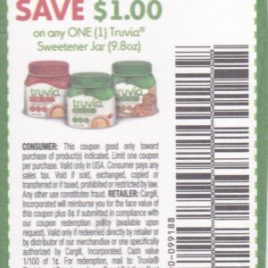 Truvia Jar (1) 12/31/25