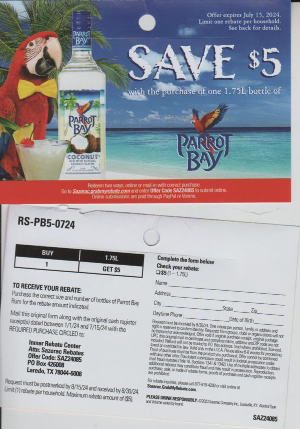 Parrot Bay pm  Laredo TX