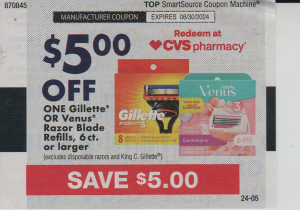 Gillette or Venus refills (1)