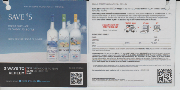 Grey Goose rec by see states Grand Rapids