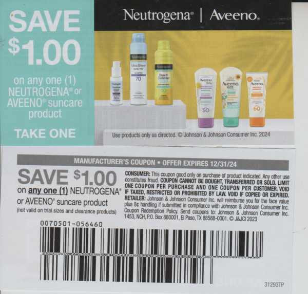 Aveena or NEUTROGENA Sun (1)