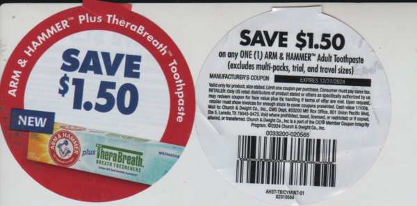 Arm & Hammer Toothpaste (1)