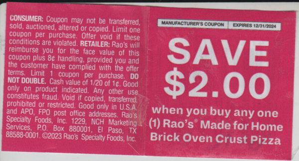 Rao's Brick Oven Pizza (1)