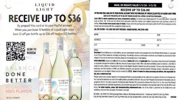 CA - Liquid Light rec by  GR MN Paypal or Visa Card