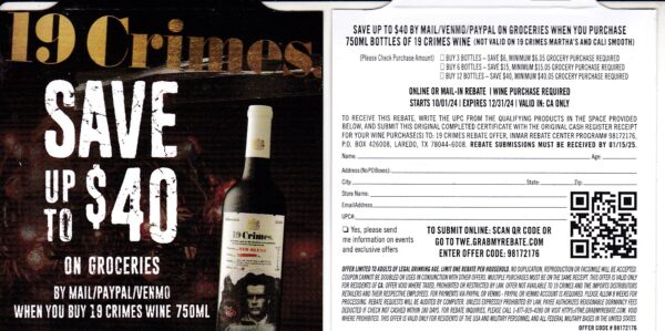 CA – 19 Crimes  Laredo TX