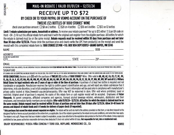 1000 Stories CA + see states rec by 1/31/26 GR MN $72