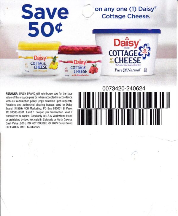 Daisy Cottage Cheese (1) 12/31/25