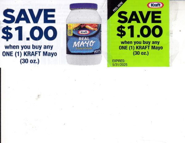 Kraft Mayo 30 oz (1) 5/31/25