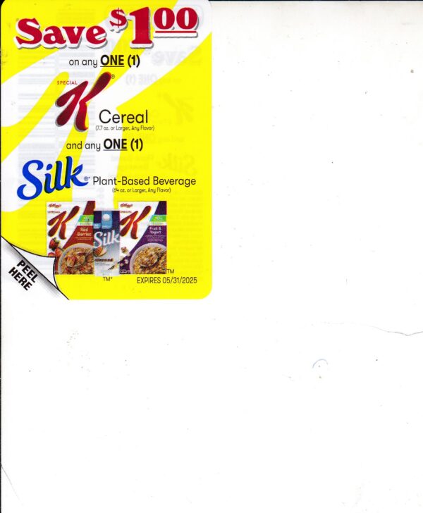 Special K cereal + Silk Milk 5/31/25