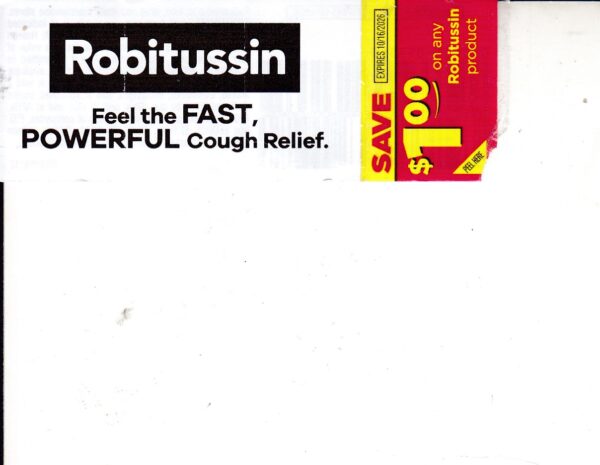 Robitussin (1) 10/16/26