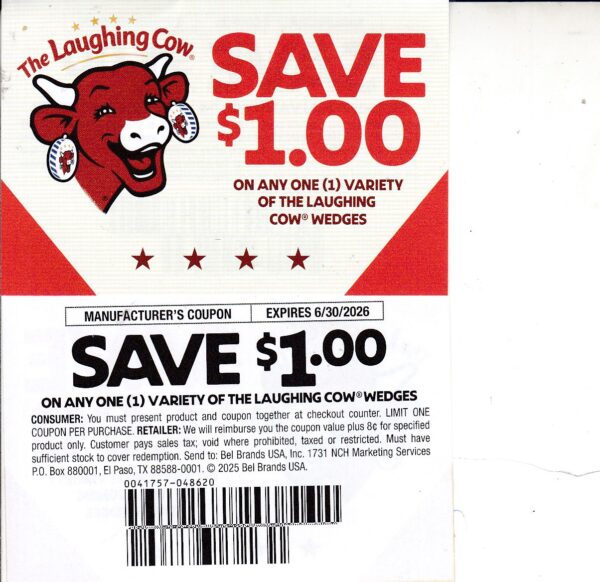 Laughing Cow Cheese (1) 6/30/26