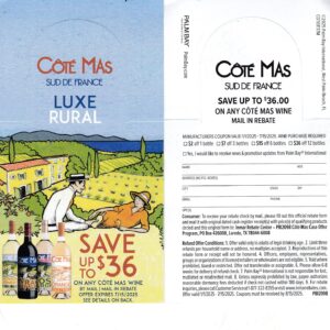 Cote Mas rec by 8/15/25 3 per HH Laredo TX