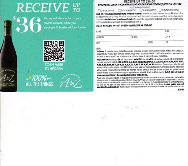 New A to Z states CA NE + more rec by 8/15/25 GR MN Gift Card or Paypal