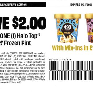 Halo Top with Mix-Ins in Every Bite (1) 8/31/25