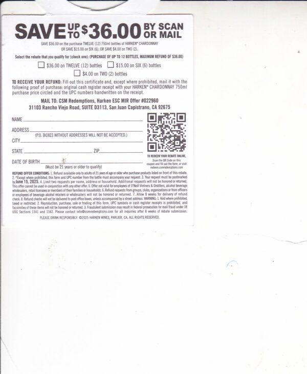 Harken pm 6/15/25 2 per HH SJC