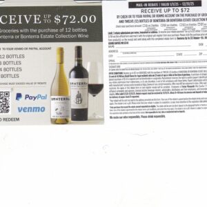 CA – Bonterra + Military Groceries rec by 12/31/25 Grand Rapids MN $72