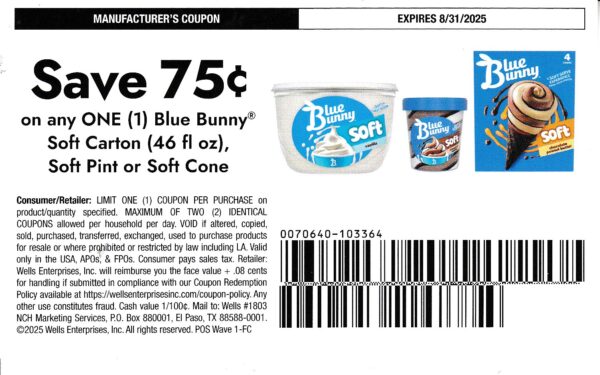 Blue Bunny soft carton (1) 8/31/25