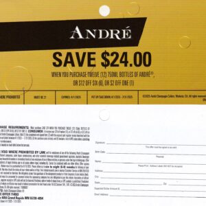 New Andre Champagnes (12) 8/15/25 GR MN write upcs