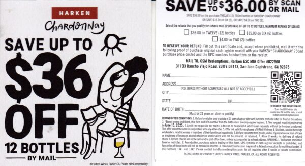 Harken pm 6/15/25 2 per HH SJC