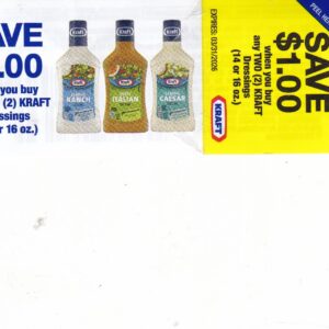 Kraft Salad Dressings (2) 3/31/26