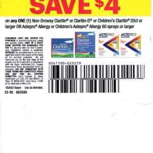 Astepro Allergy (1) 7/31/25
