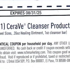Cerave Cleanser (1) 8/31/25