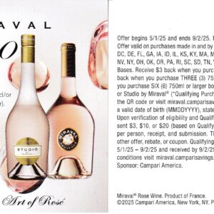 Text/Scan New Miraval CA GA IL + more submit by 9/2/25 PayPal or Venmo $20