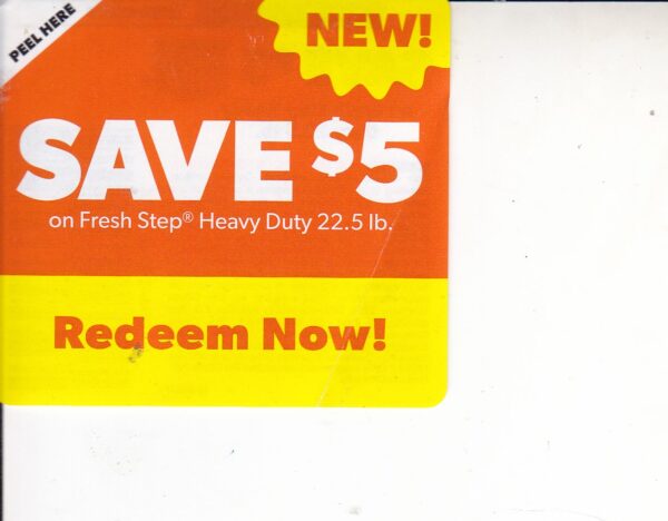 Fresh Step Litter Heavy Duty 22.5 lb (1) 2/28/26