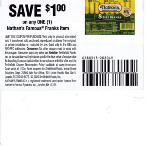 Nathan’s Frank’s (1) 8/1/25