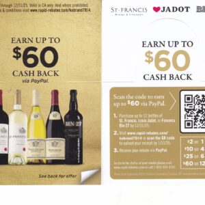 Text Scan – Caposaldo Jadot St Francis Aix $60 1/31/26