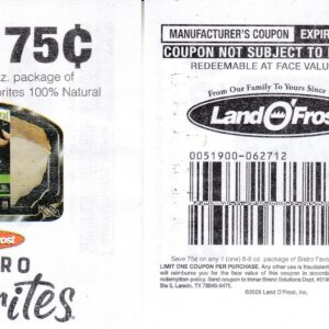 Land O Frost Bistro Favorites (1) 4/30/27