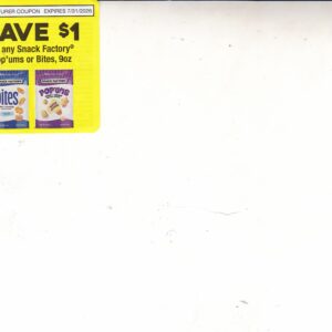 Snack Factory Pop ems or Bites (1) 7/31/26 Catch a $3.99 Sale