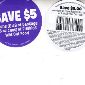 Friskies Wet 48 ct cans (1) 12/31/26