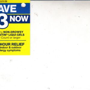 Claritin 30 ct & up (1) 12/31/26