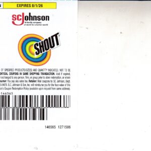 Shout any (1) 8/1/26