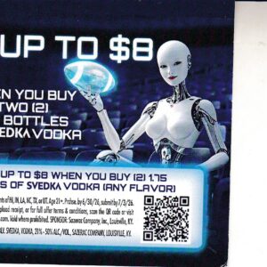 Text/Scan - Svedka Vodka submit by 7/3/26 $8