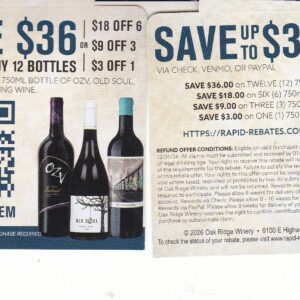 Text/Scan Old Soul or OZV by 1/31/27 $36 Paypal or Venmo