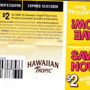 Hawaiian Tropic Suncare (1) 12/31/26