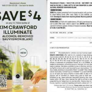 Kim Crawford CA + pm 6/14/26 Laredo TX $4