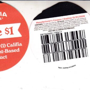 Califia Plant Based Creamer (1) 12/31/26