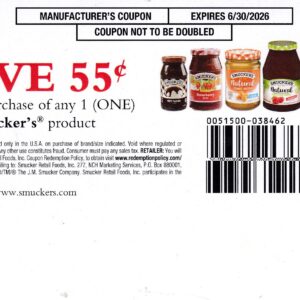 Smucker's any (1) 6/30/26