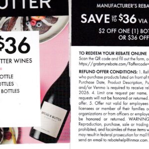 Text/Scan – New Bread & Butter Paypal or Venmo submit by 5/15/26 $36