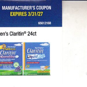 Claritin or Kids (1) 3/31/27