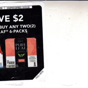 Pure Leaf 6 pks (2) 10/31/26